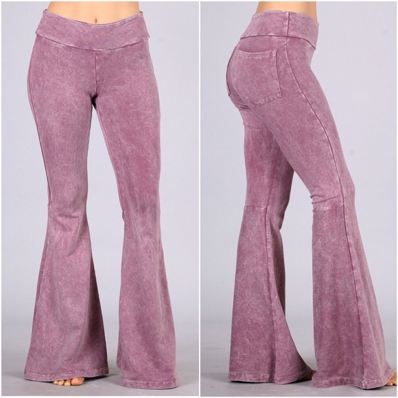 Boho Camel Wide Leg Palazzo Pants - Picture 2 of 8